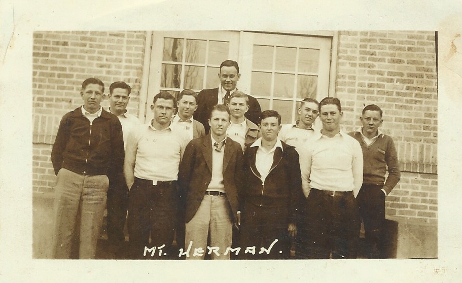  My grandfather, Wilson Smith, around 1932 (front row, far right). 