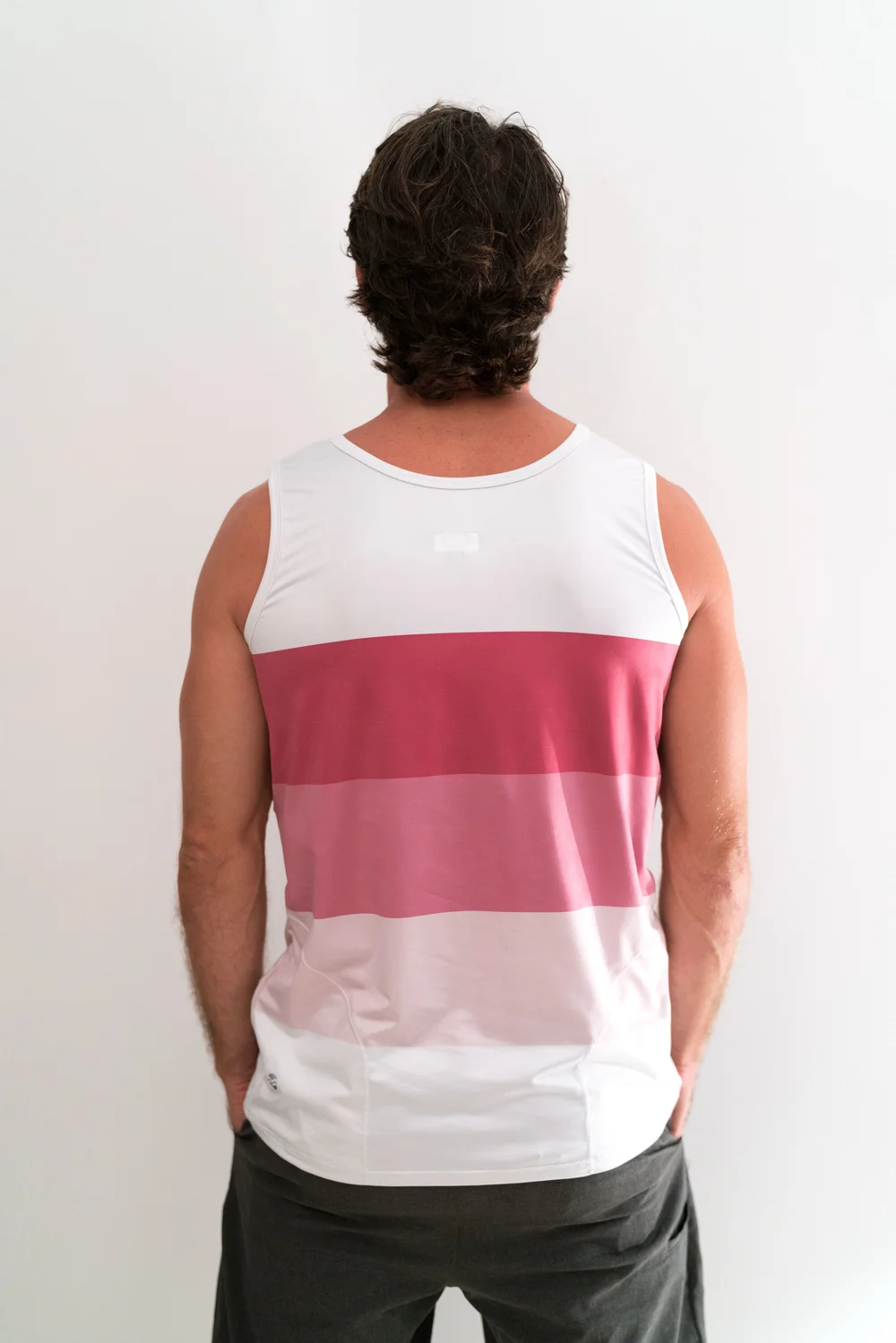 6 Pocket Men's Tank Top - Flamingo Pink Freedom — dasFlow