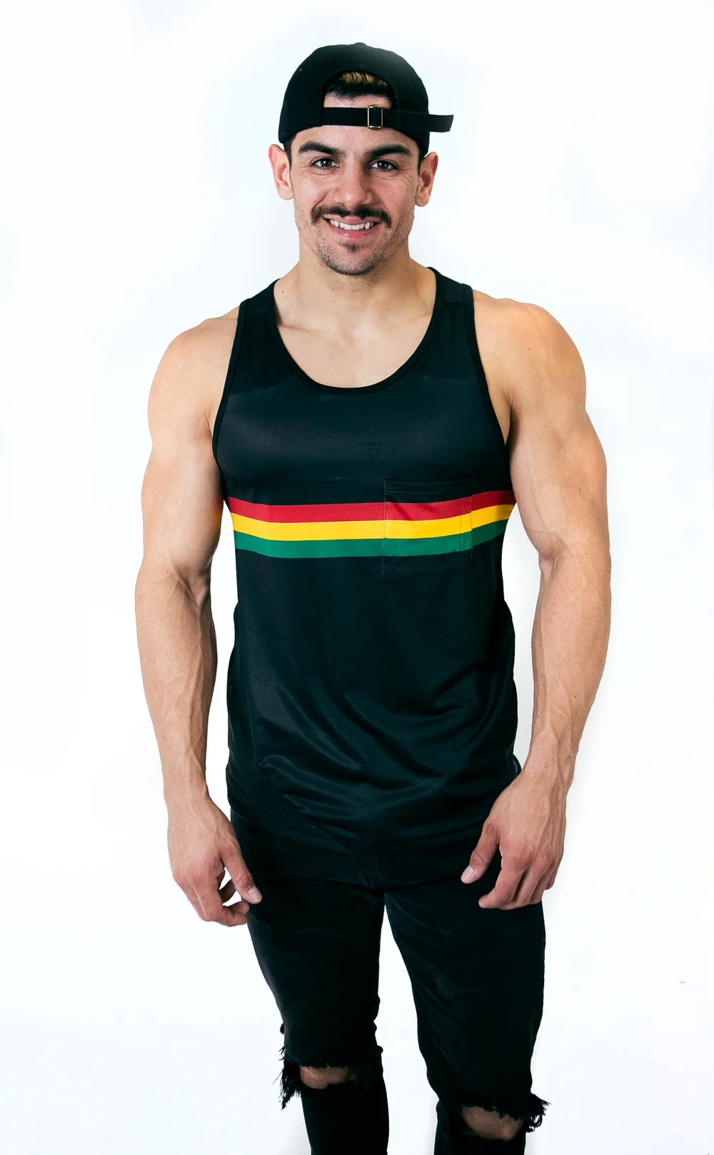 Men's Tank Top | Pockets | Sublimated Design | Comfort — dasFlow