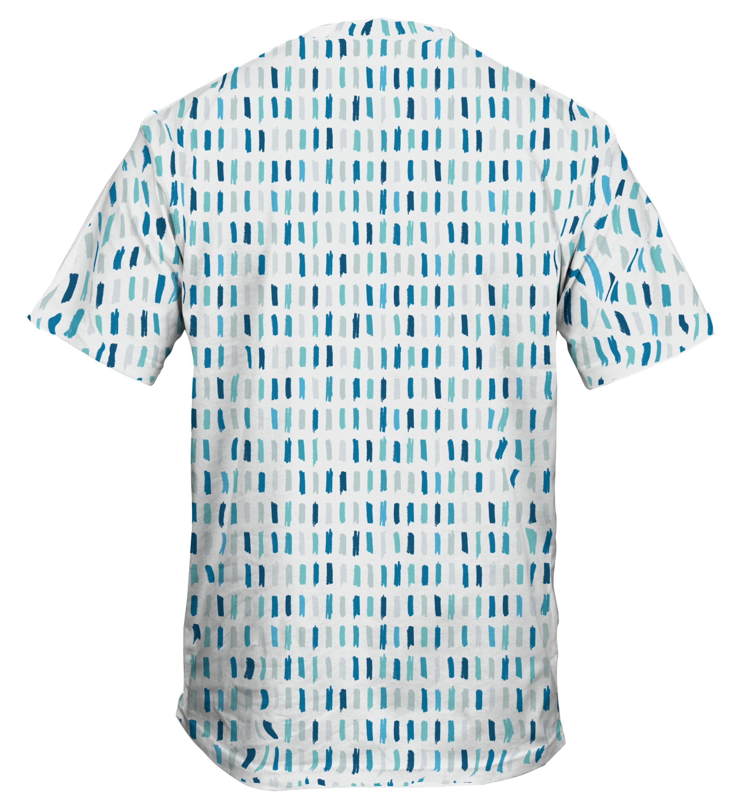 custom sublimated t shirt with blue all over design made in usa (Copy)