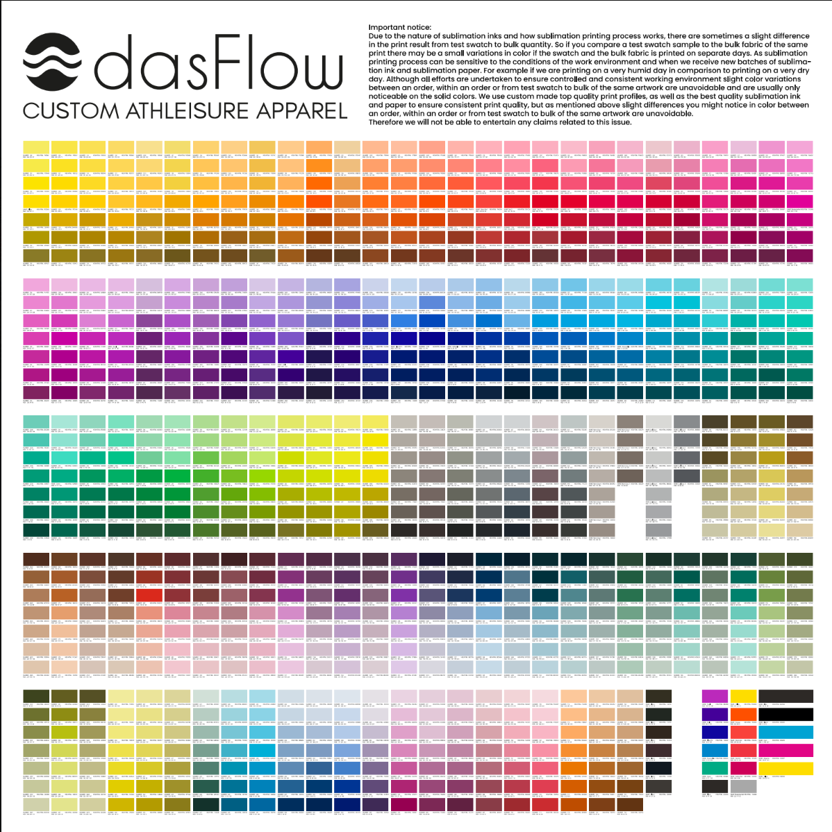 Pantone Chart