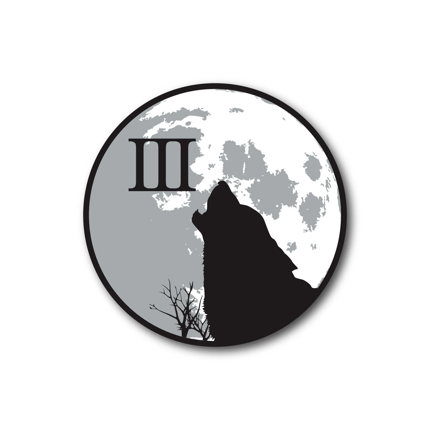 Wolfpack 4" Decals