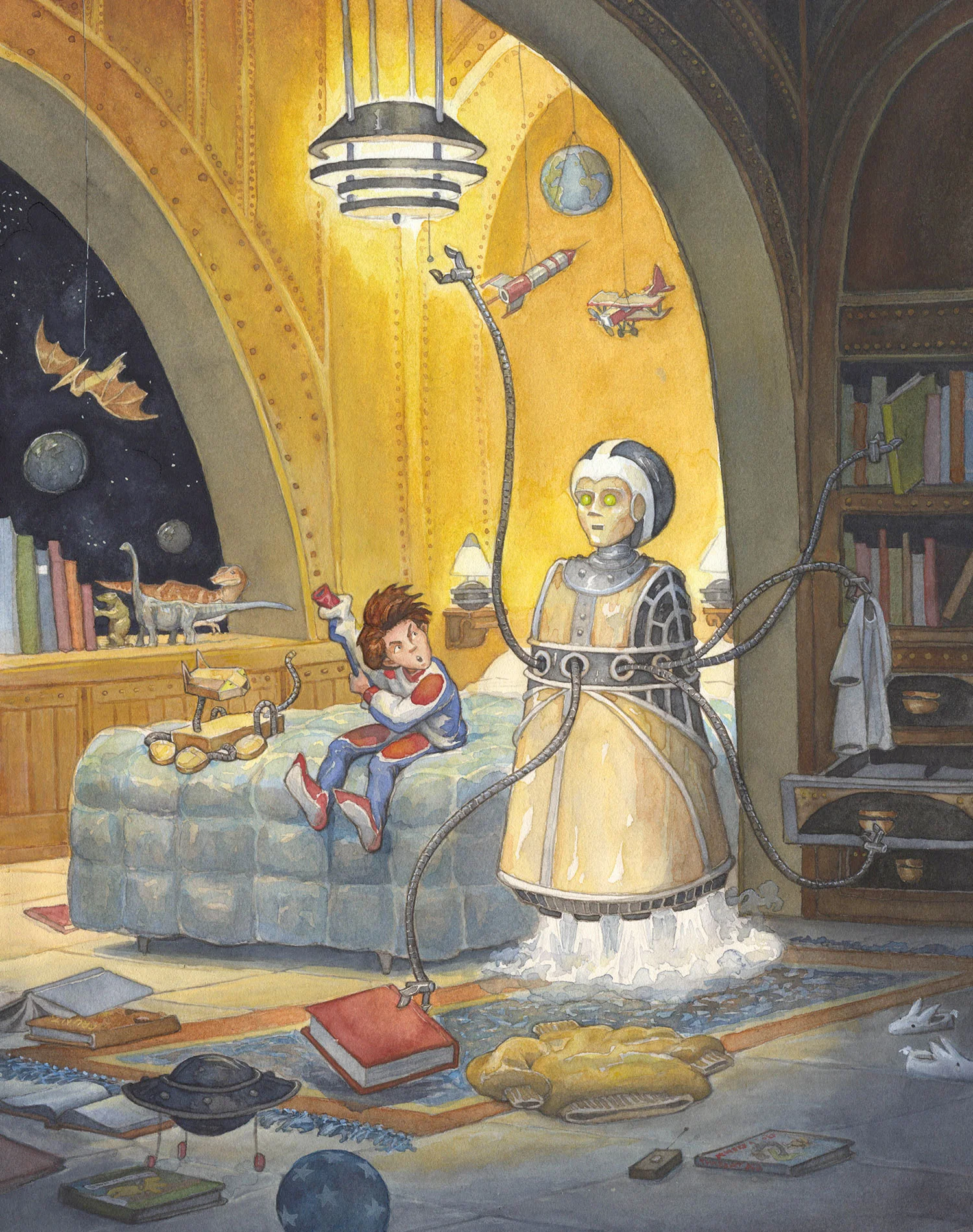 Benjamin McFadden and the Robot Babysitter Crown, 1998; story and pictures