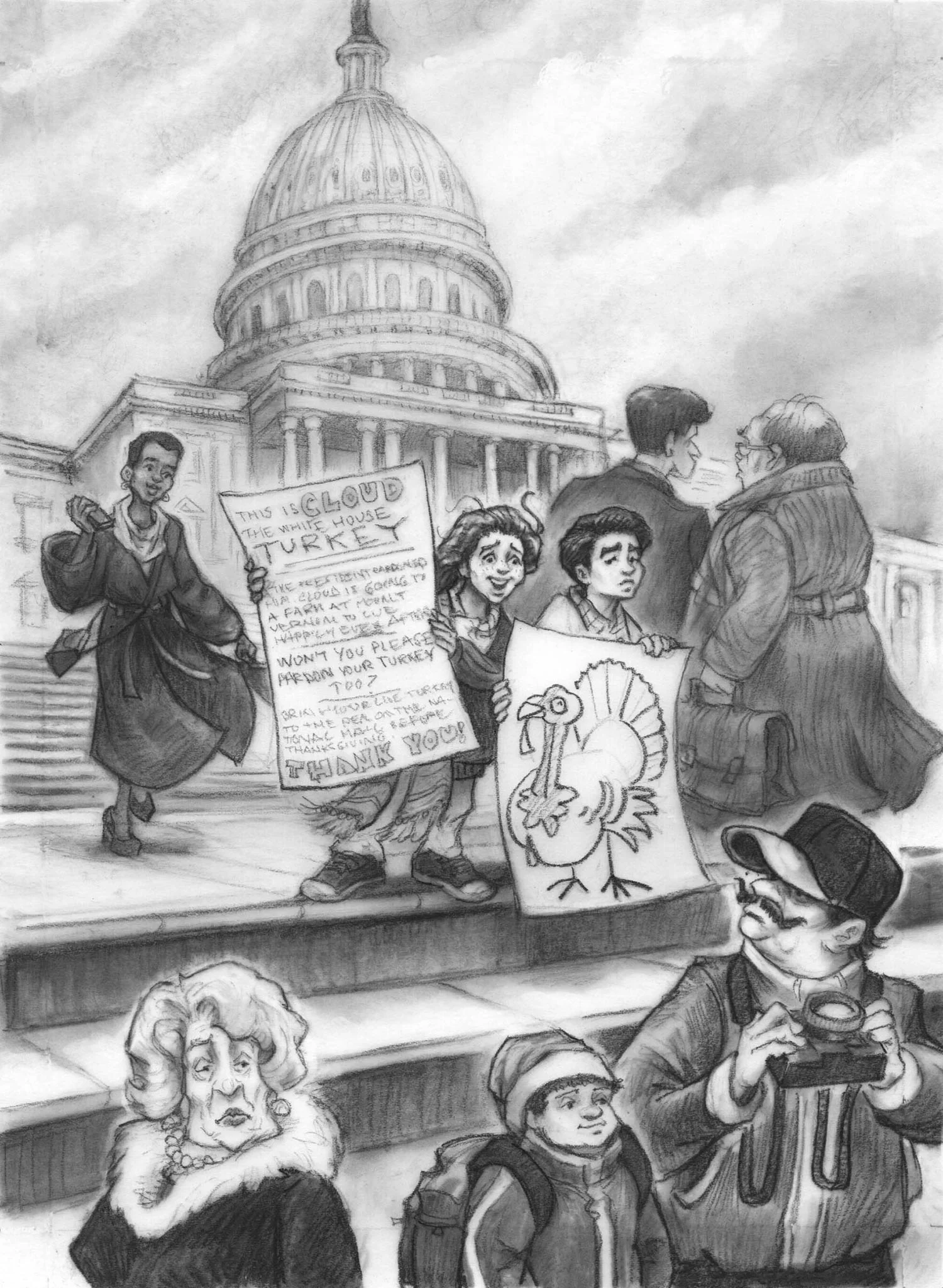 Turkey Trouble on the National Mall Random House, 2012; from the Capital Mysteries series by Ron Roy