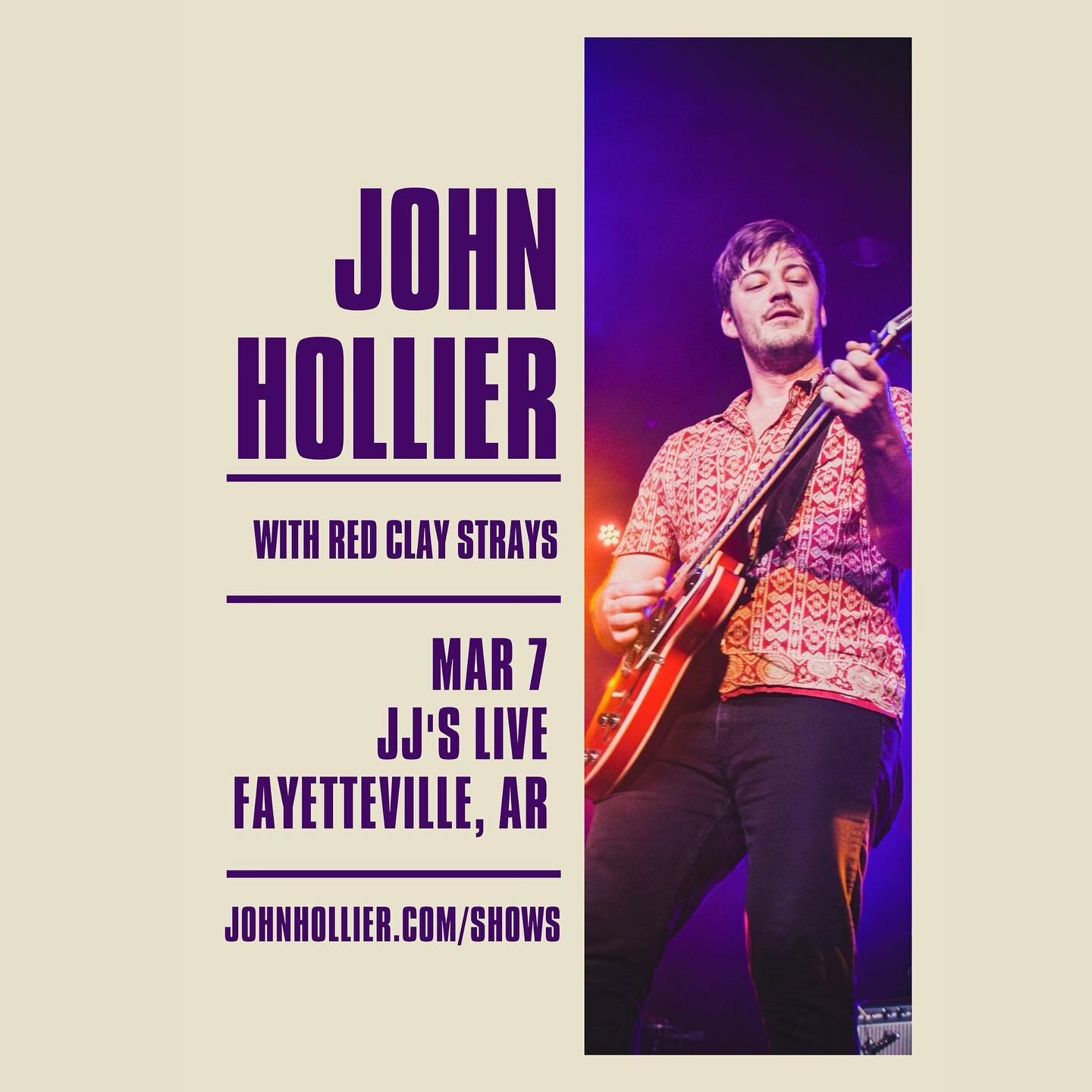 Fayetteville, AR! You&rsquo;re becoming our new home. See you next week with our boys @redclaystrays. @jjslivear. I&rsquo;m bringing the whole band. This is gonna be an amazing night of music.