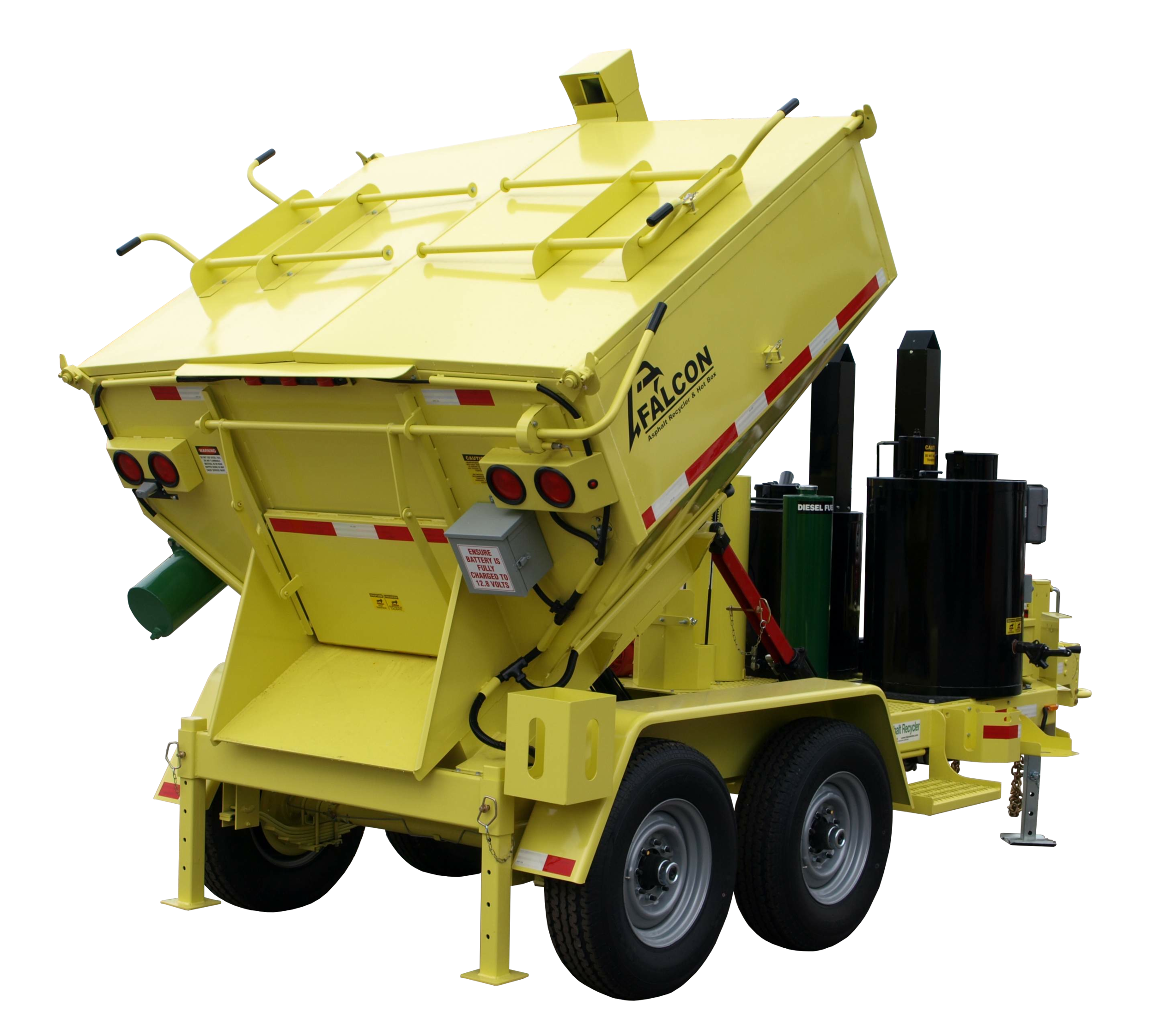 4 Ton Diesel Dump Box Asphalt Recycler & Hot Box