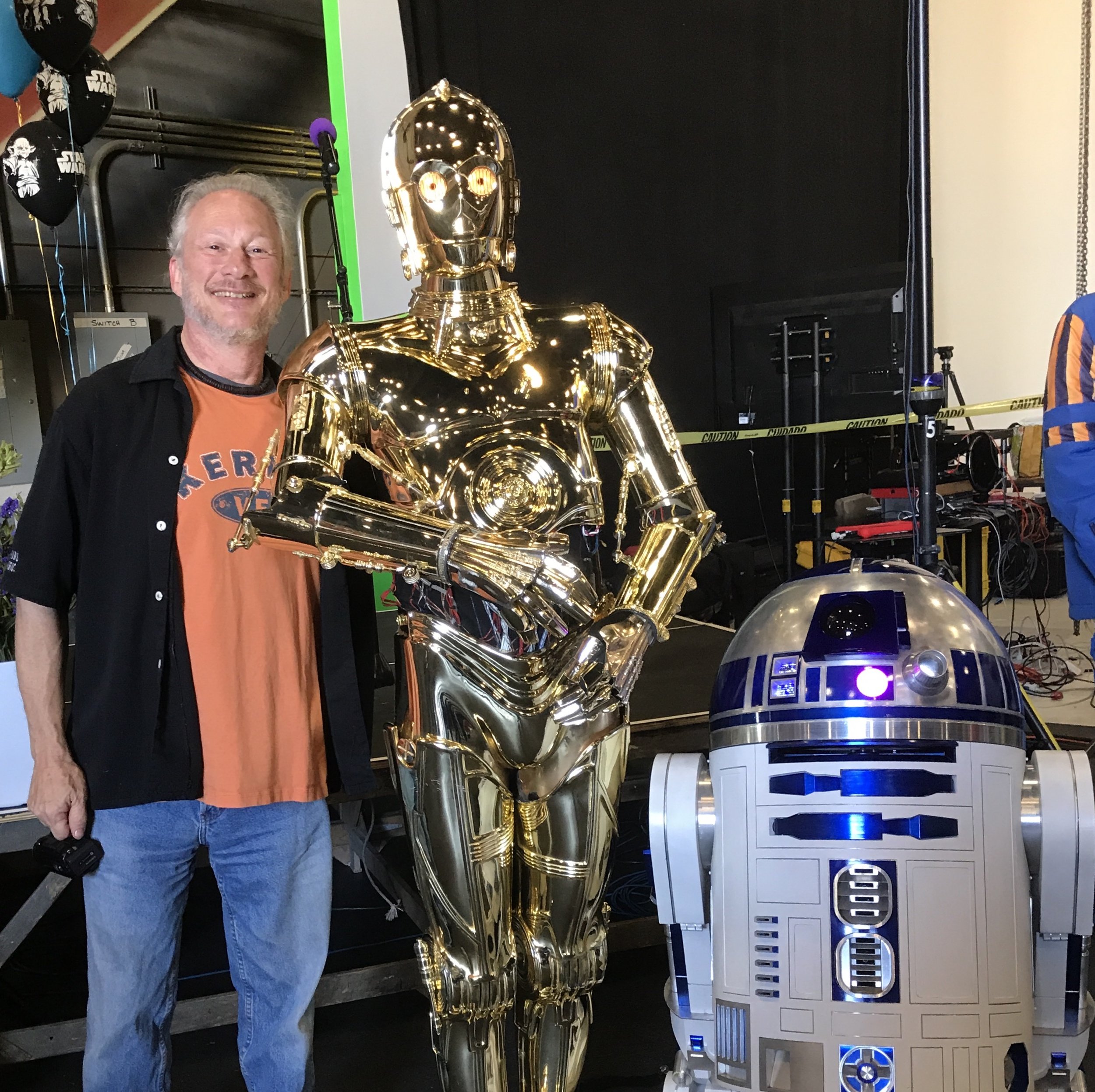 Ed Kramer with droids