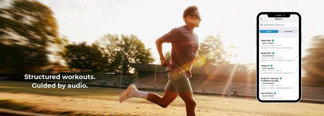 Introducing RunGo Workouts: structured training, guided by voice