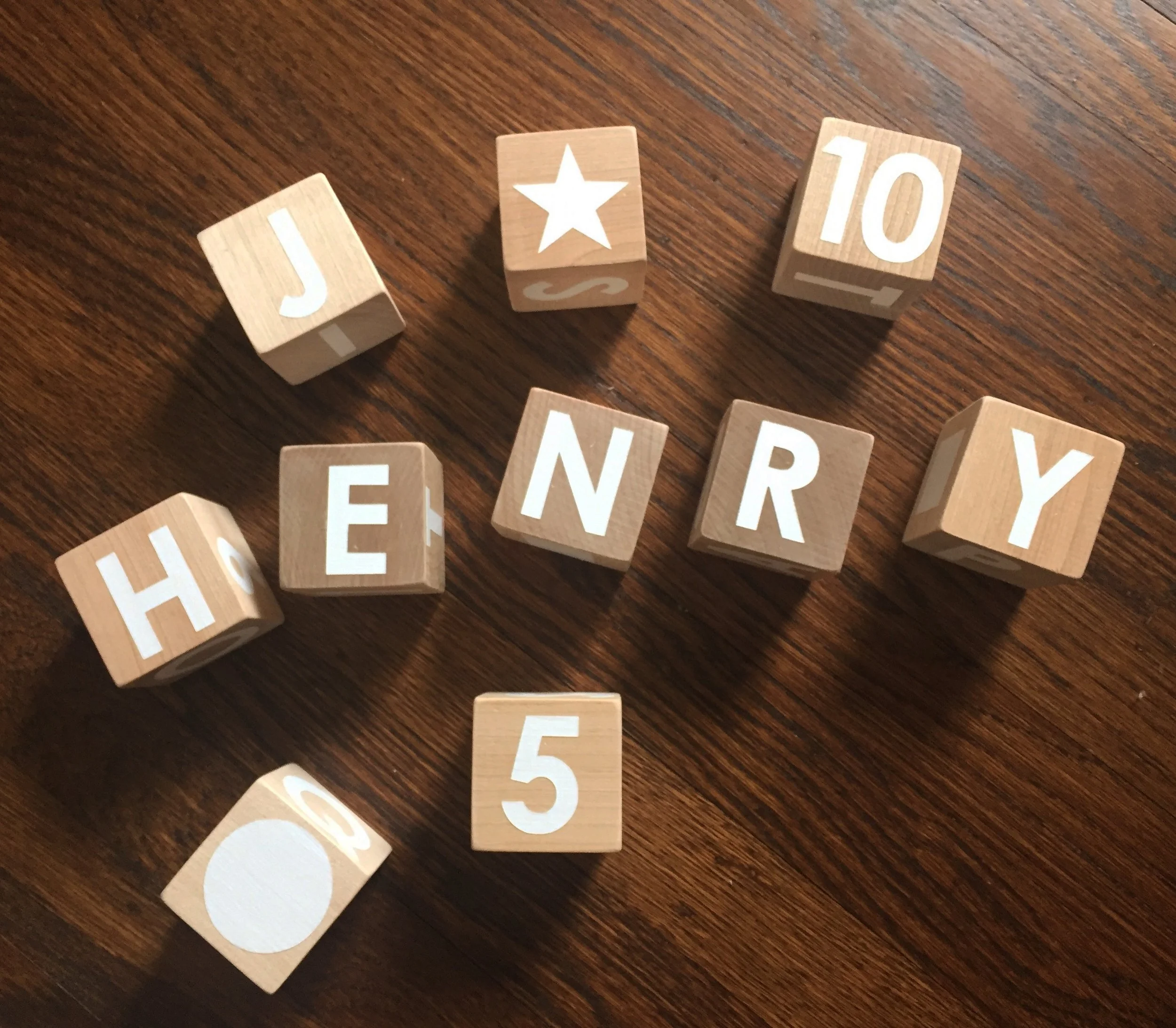 Customized Letter Painted Block