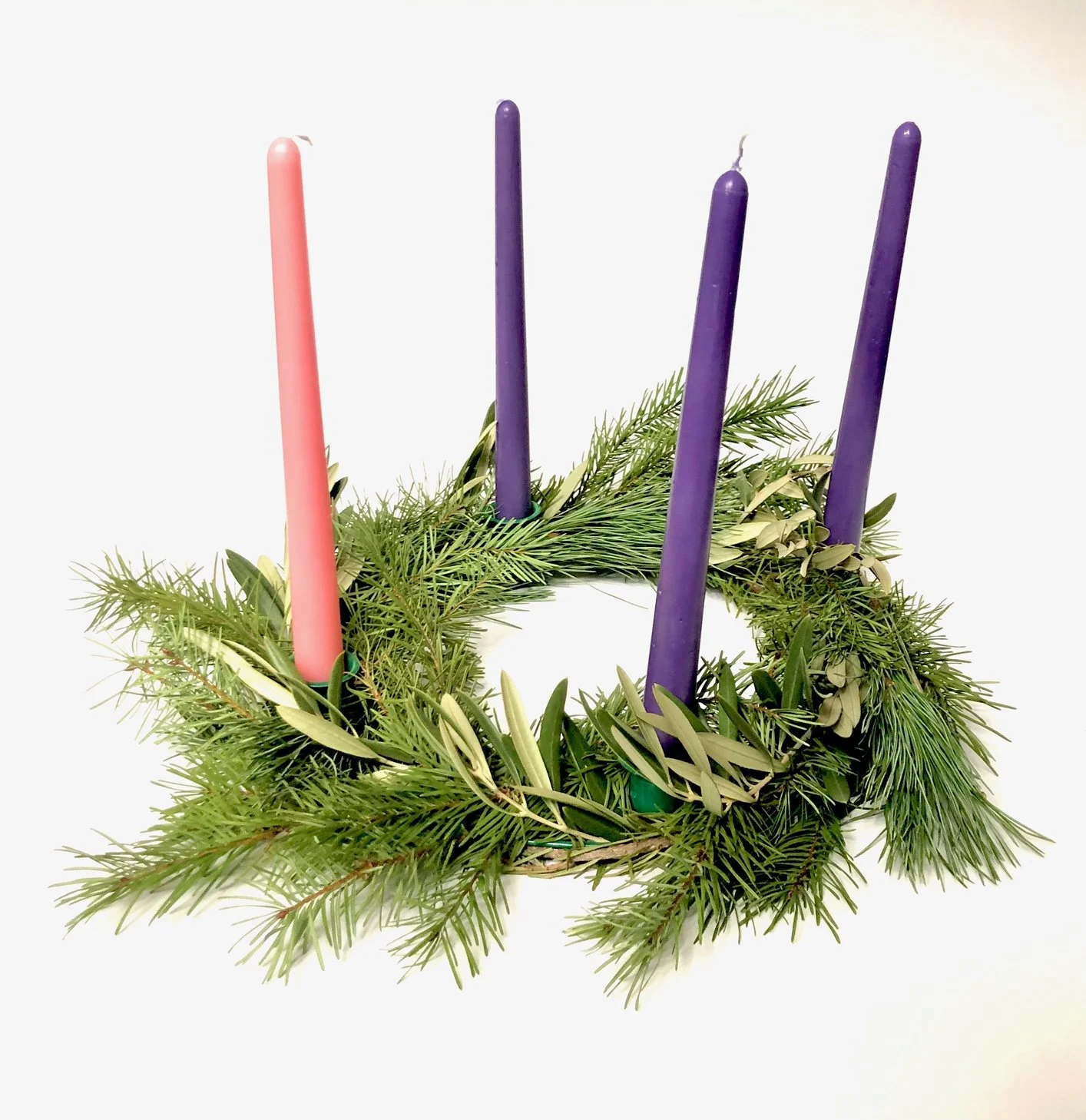 Advent Wreath + Candle Set