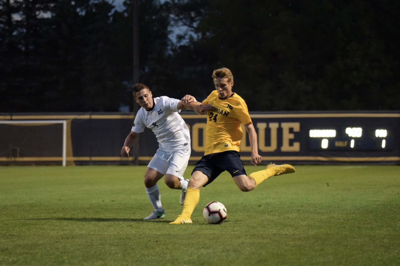 Lucas Rosendall has been a key man in terms of wing depth for Michigan.