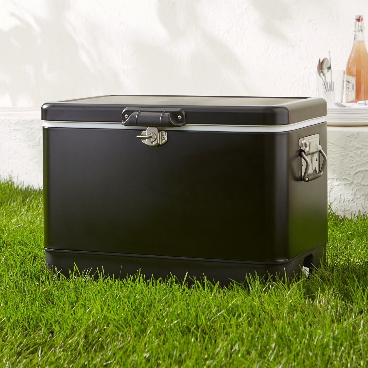 Crate & Barrel Matte Black Cooler - Black All Black | All Things Black