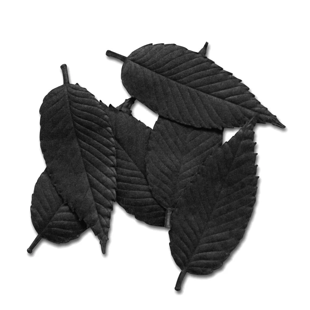 Hako Black Leaf Incense Washi Paper Black All Black All Things Black