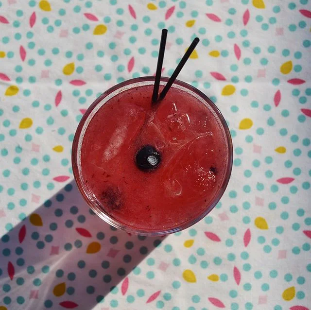 Nothing better than Blueberries and Gin during this Indian Summer