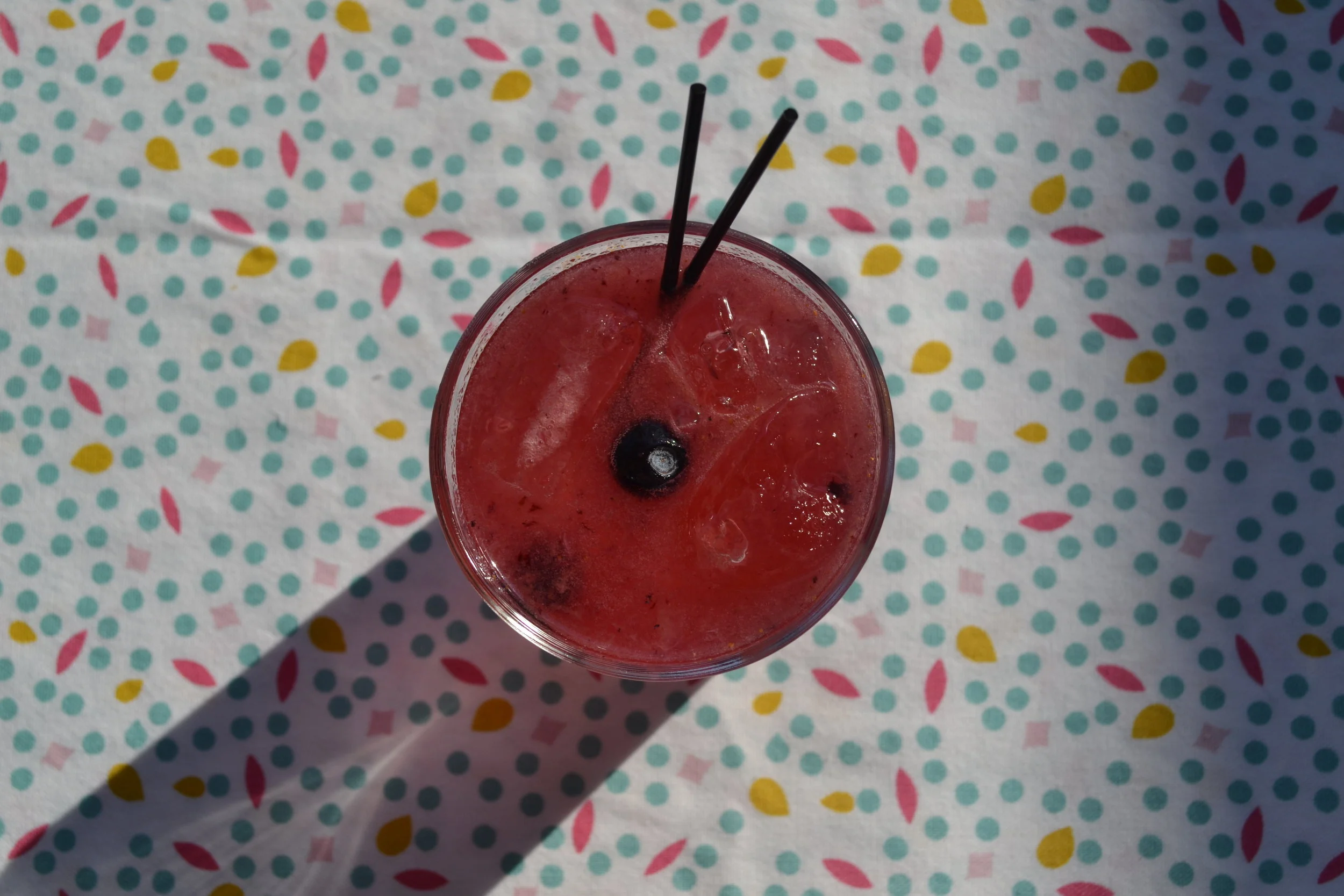 Sloe Gin & Blueberry Fizz