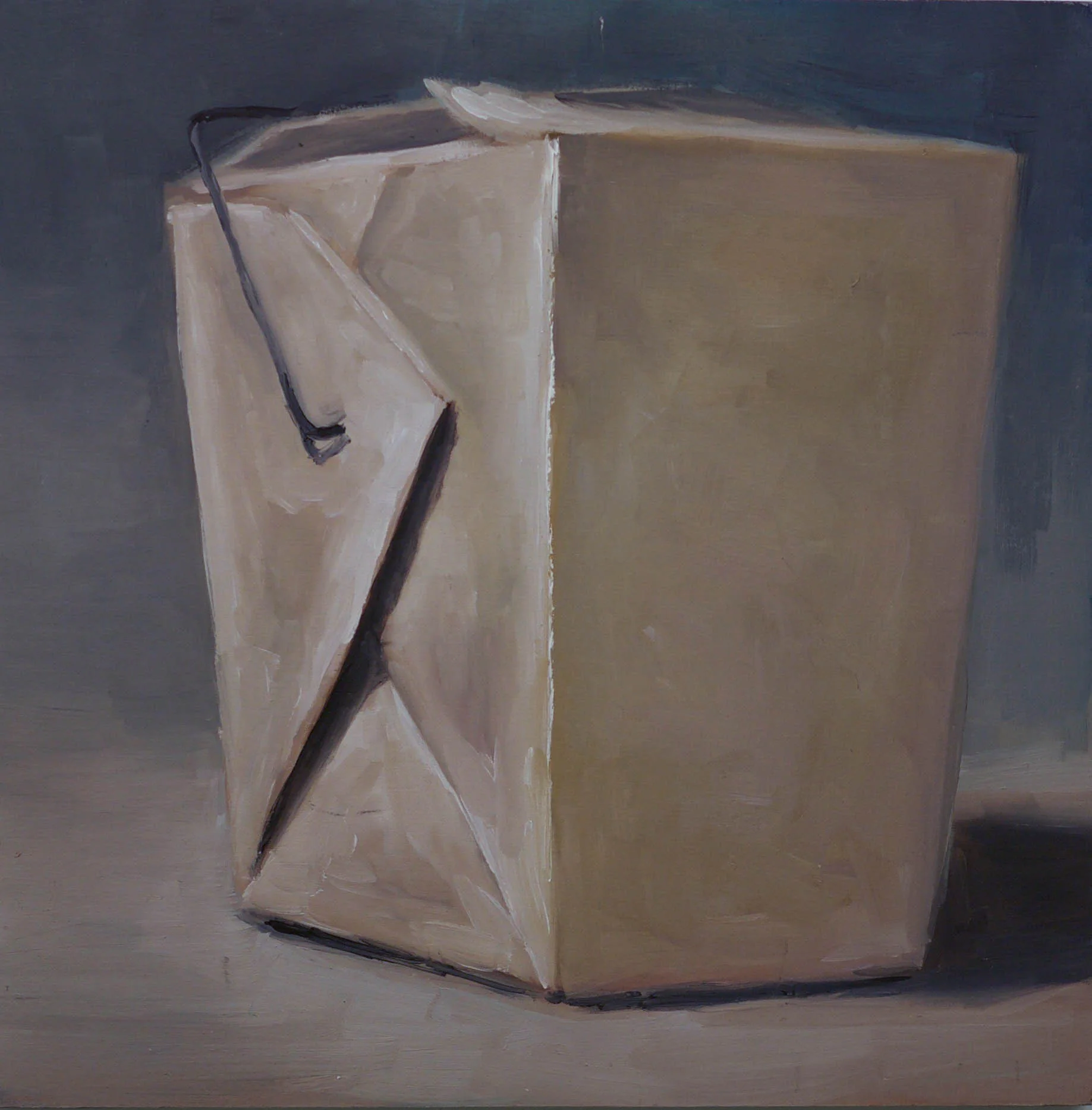 "Lunch-Self Portrait"
