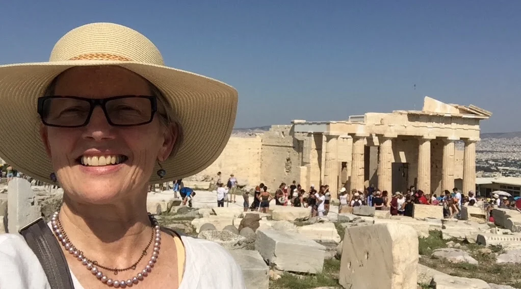 Meanwhile back in Athens, there's the Acropolis. Hot as hell in July since 432 BC...