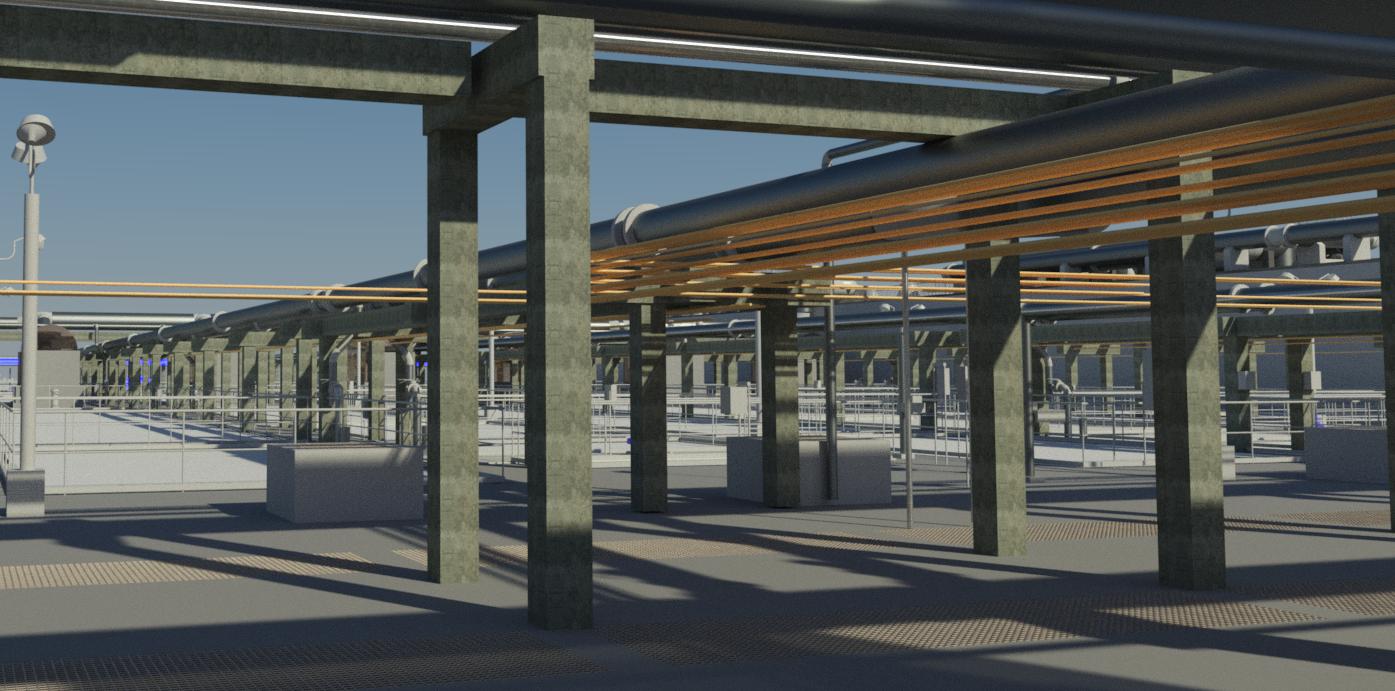 BIM and LiDAR for Wastewater Treatment Plants and Pump Stations