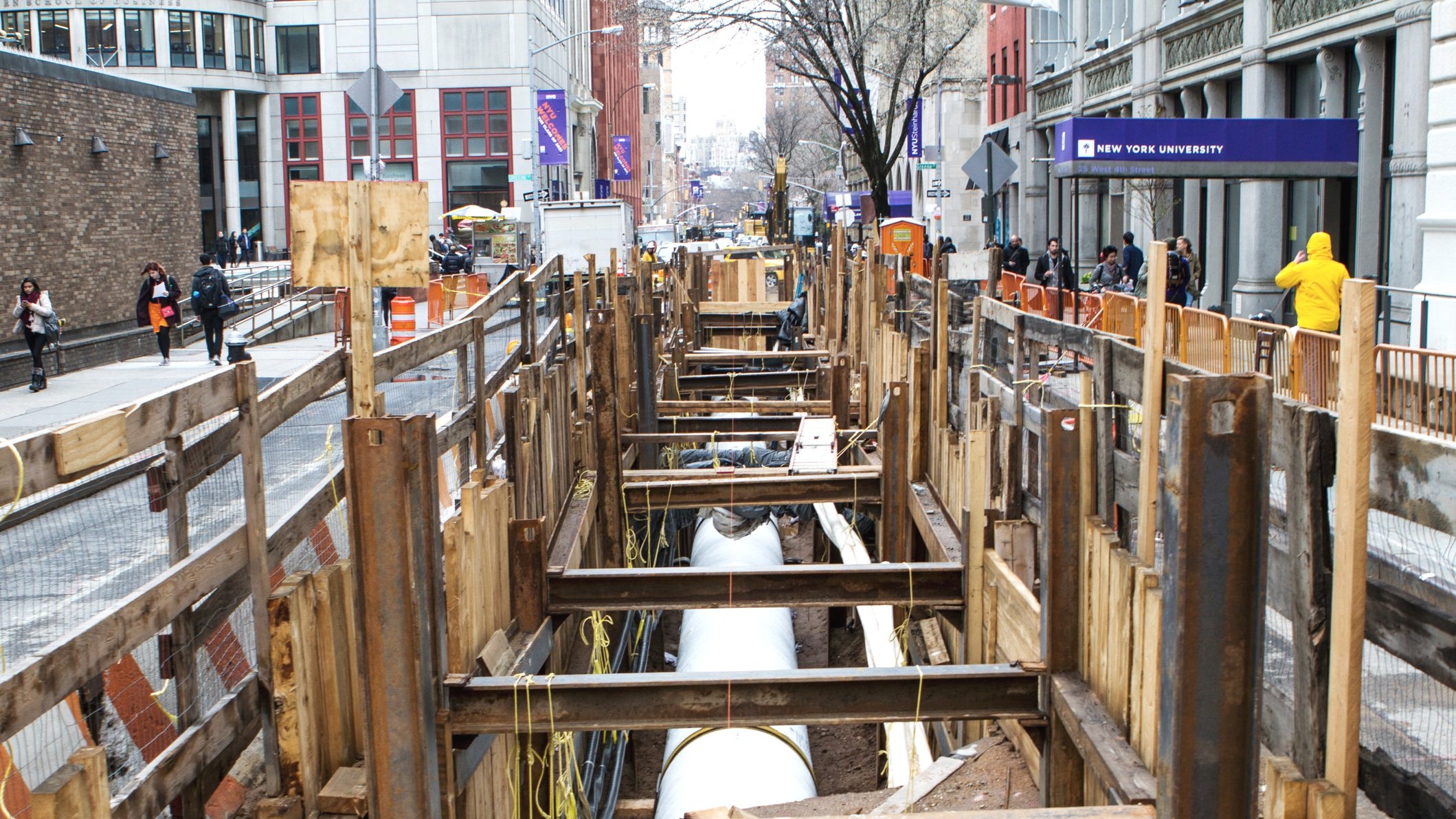 Water Main Connection at Washington Square Park