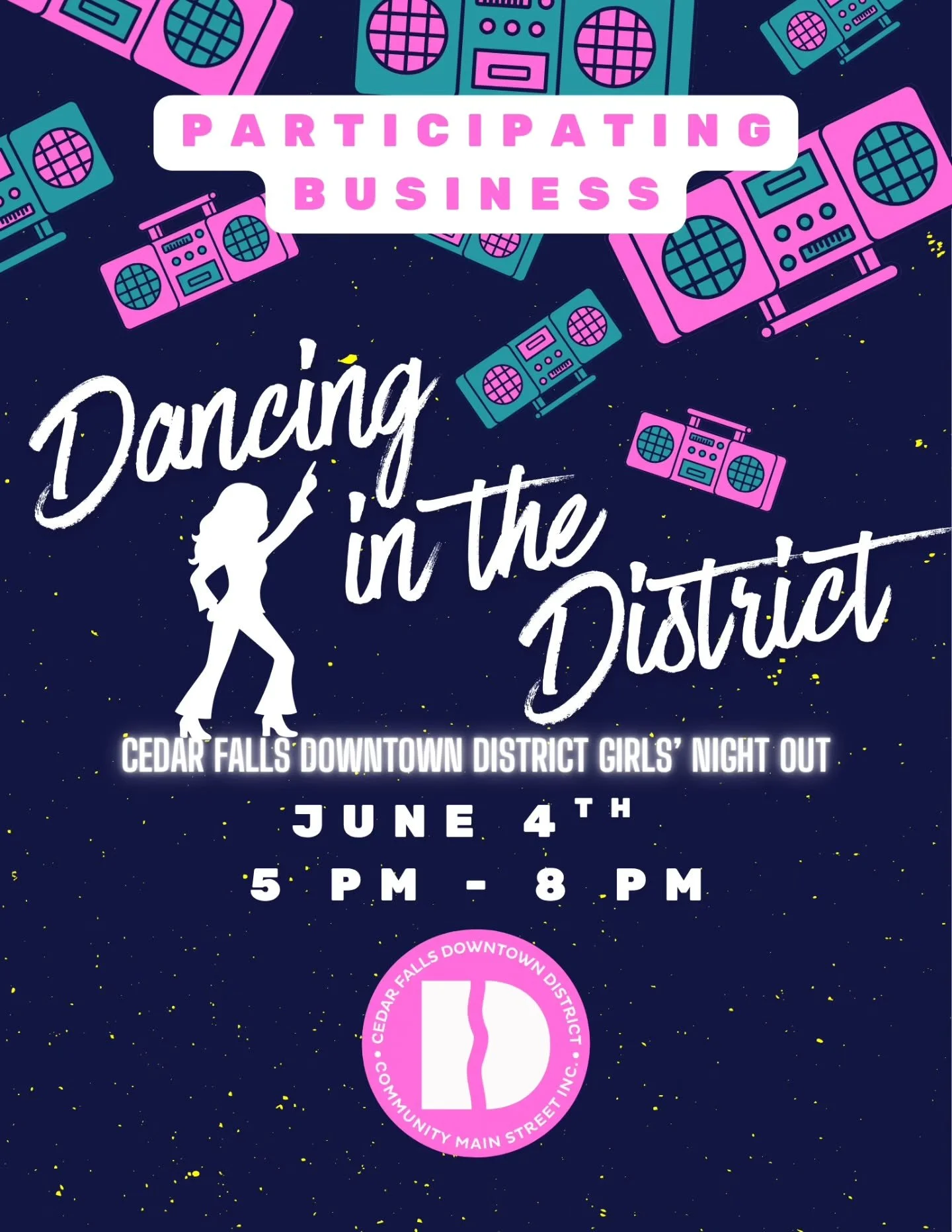 Grab your girls and head downtown Thursday!

We'll be celebrating Girls' Night Out with:
*90s throwback vibes (honestly, that's pretty much every *Thursday around here)
*Music &amp; dancing
*Special Girls' Night Out offers
*A chance to win fun Studio