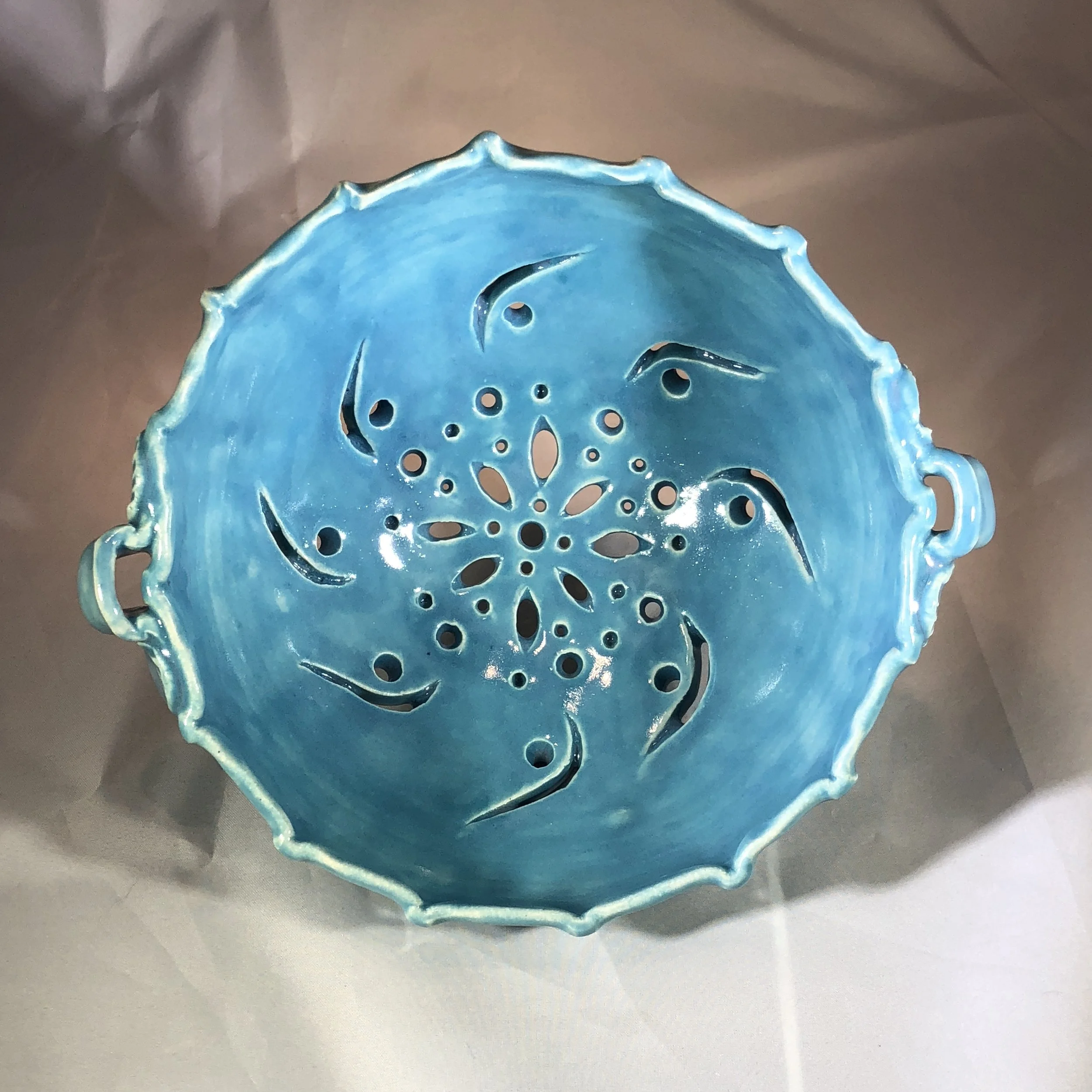 Turquoise Berry Bowl 