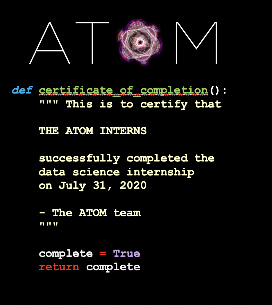 ATOM training and mentorship opportunity support an AI-knowledgeable future workforce