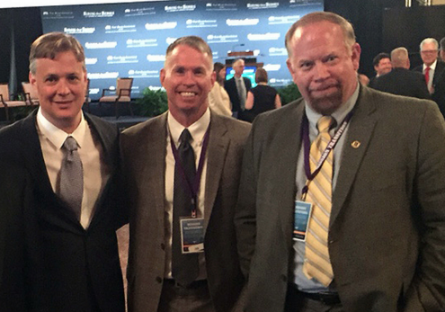 Left to right: FASTPORT Co-Founder Jim Ray, President Brad Bentley and Subject Matter Expert Dave Harrison