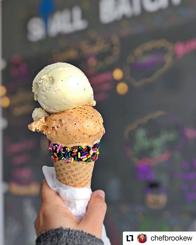 🤤🤤🤤
#Repost @chefbrookew 💃
• • • • • •
The earl grey is more subtle than the thai tea... therefore the thai tea goes below, so to not overpower the entire experience... there are strategies here guys 🍦 @smallbatchicecream
#smallbatchicecream #marvista #venicebeach #playadelrey #playaprovisions