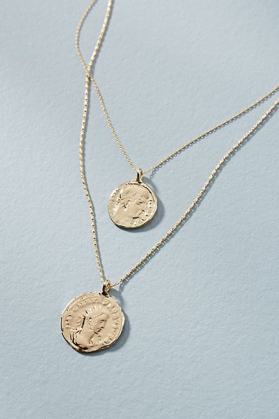 Coin Layered Necklace