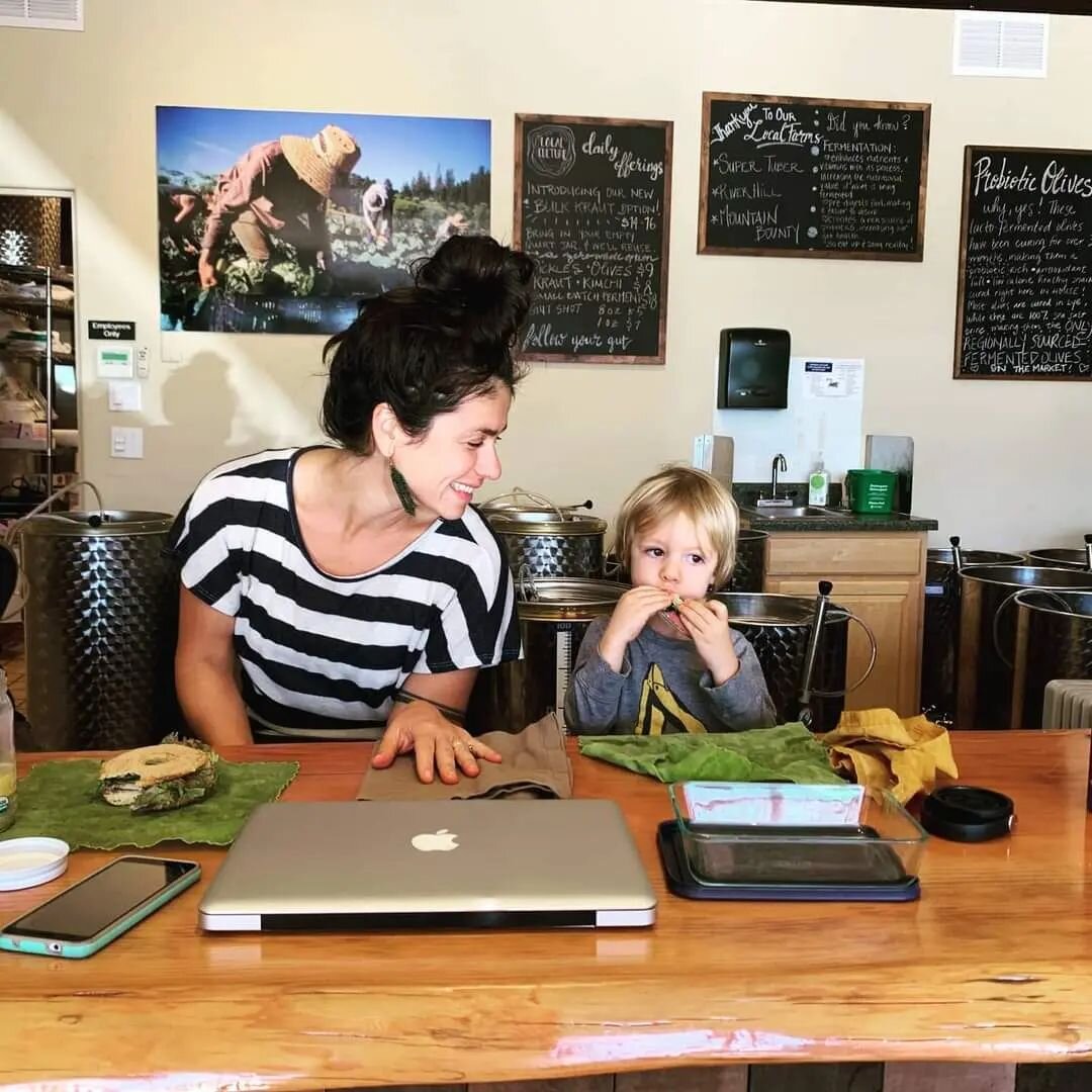 Our humble beginnings. Feb 2020, right before the world imploded, and we had a storefront (now @elixart GV location), attempting to work with a 3 yo and barely pregnant with #2. Well, technically #3 because baby #2 was Local Culture Ferments. 

#busi