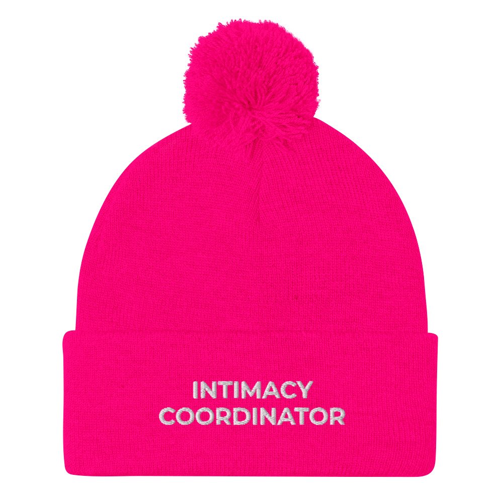 Intimacy Coordinator Pom-Pom Beanie