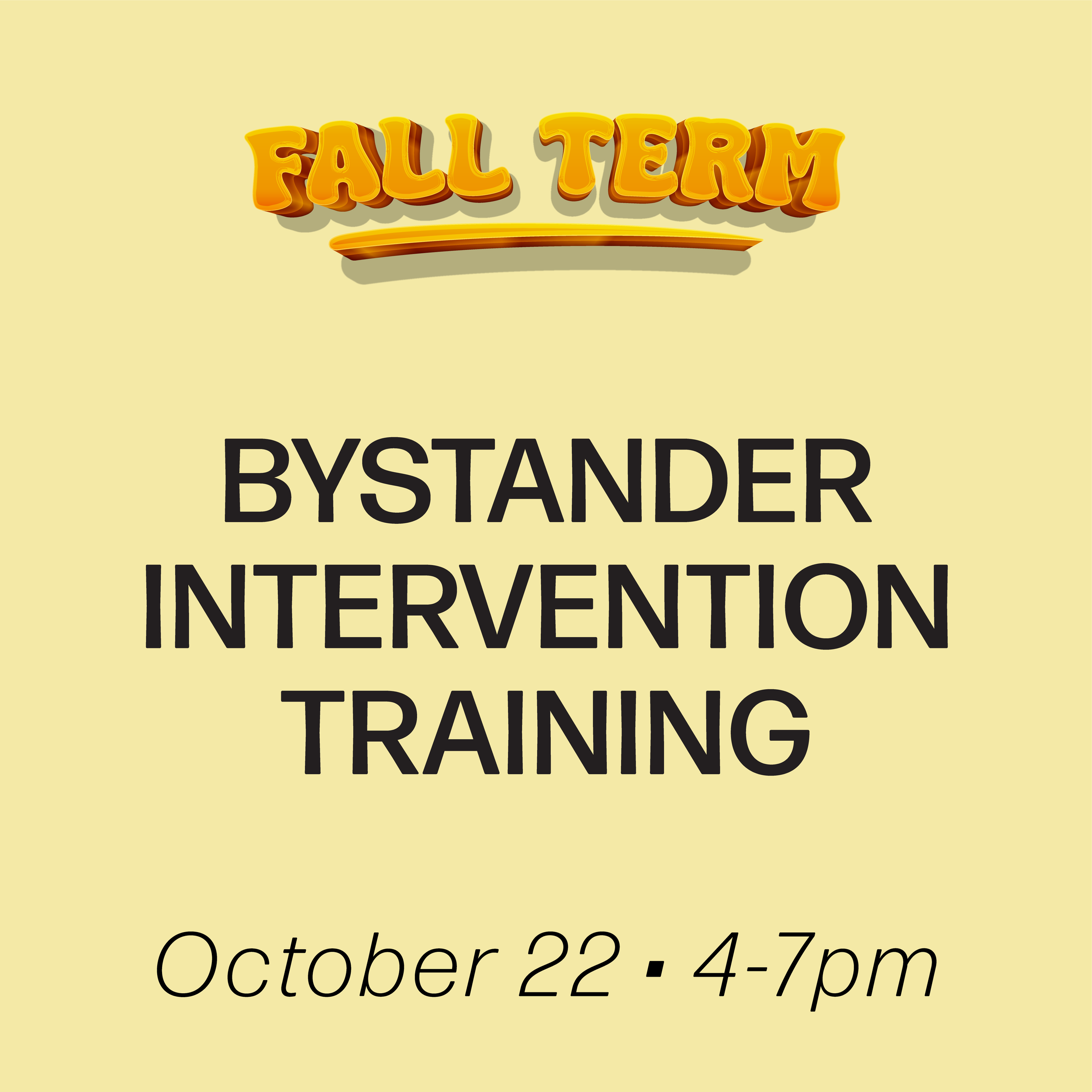Digital Workshop: Bystander Intervention Training, October 22nd, 2026 (Beginner Diploma)  (No Prerequisite)