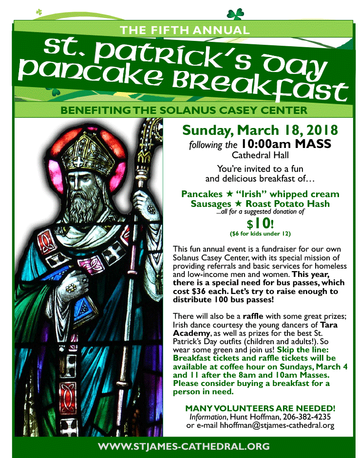 St. Patrick's Day Pancake Breakfast 