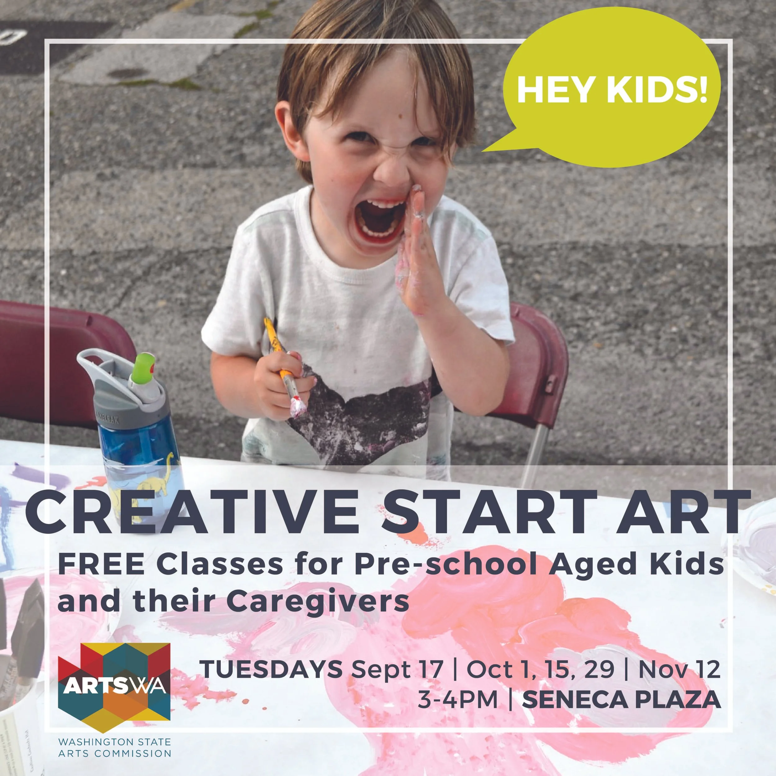 Art Classes for Preschoolers in Freeway Park