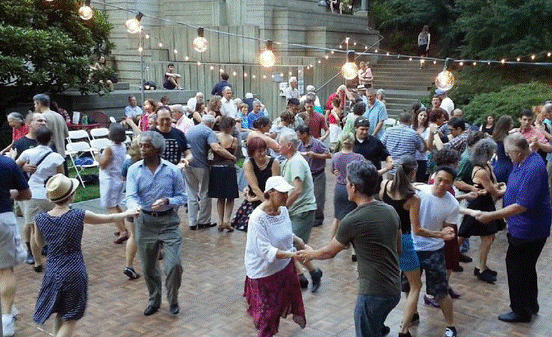 Dancin 'Til Dusk in Freeway Park 