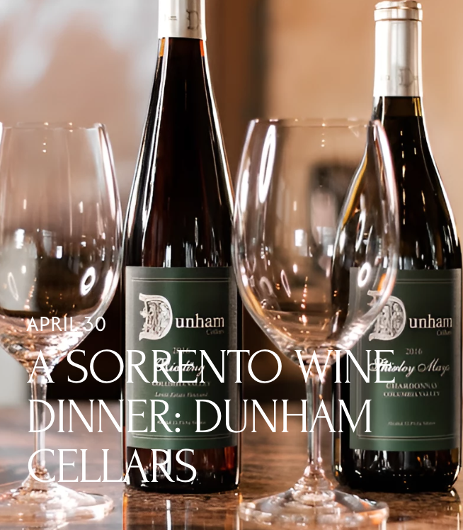 A Sorrento Wine Dinner: Dunham Cellars