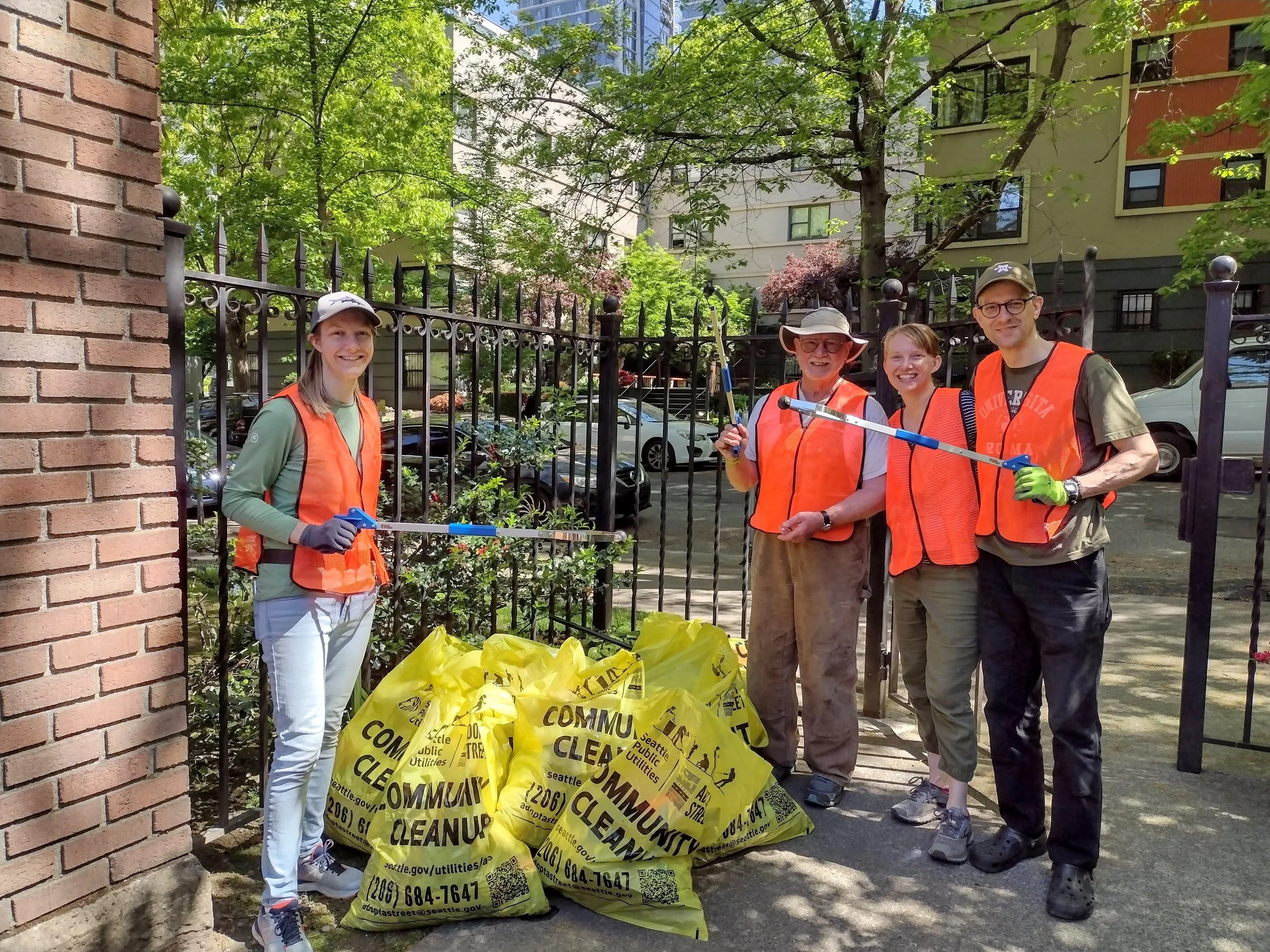Litter Pickup with Trinity Church