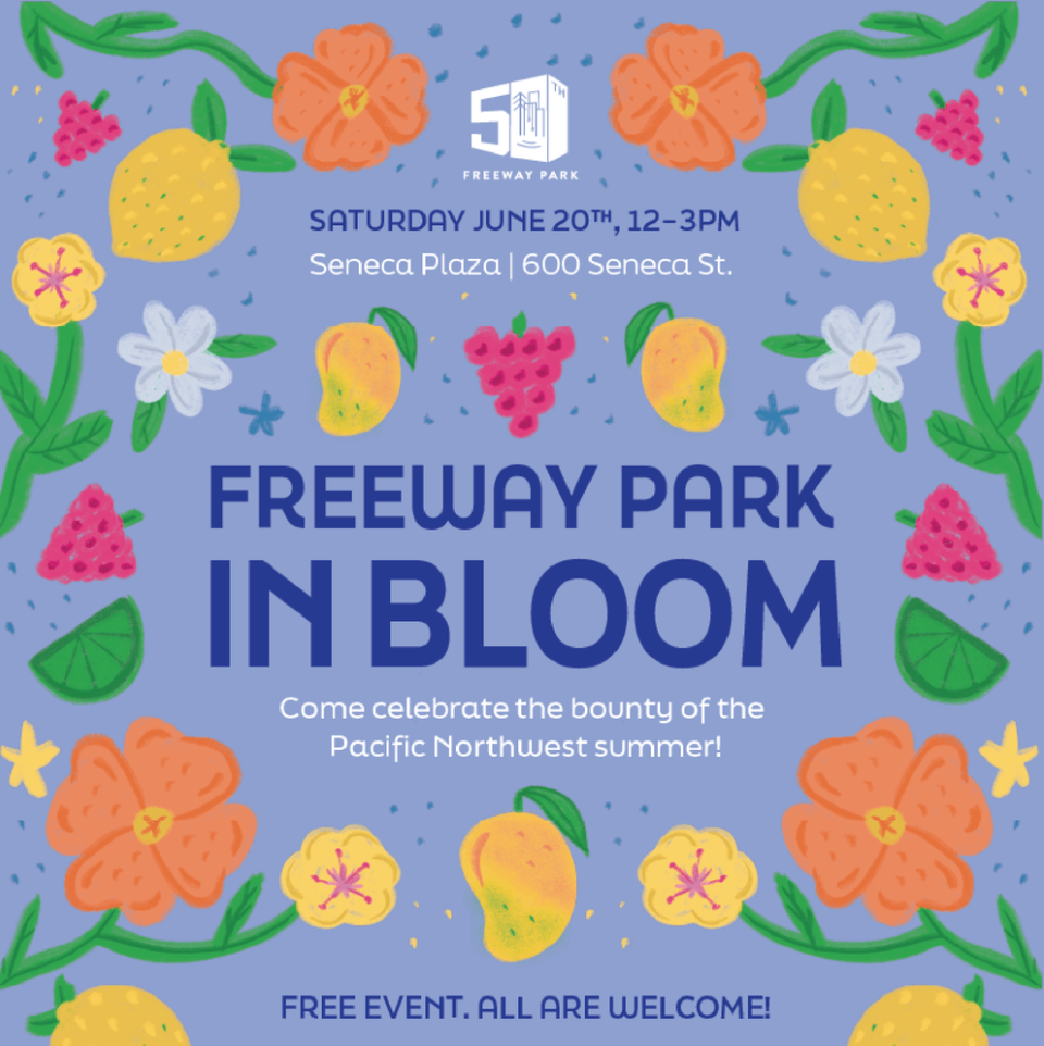 Freeway Park In Bloom