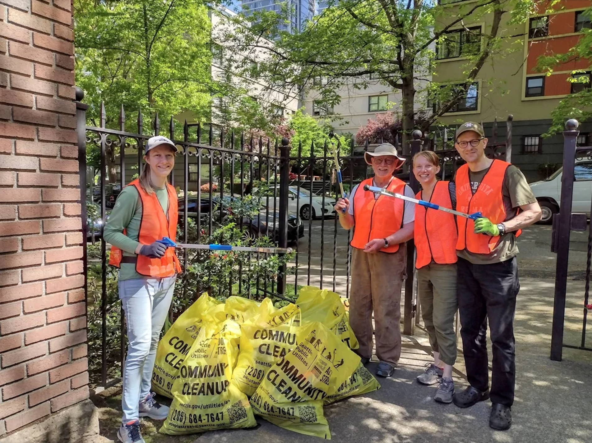 Litter Pickup with Trinity