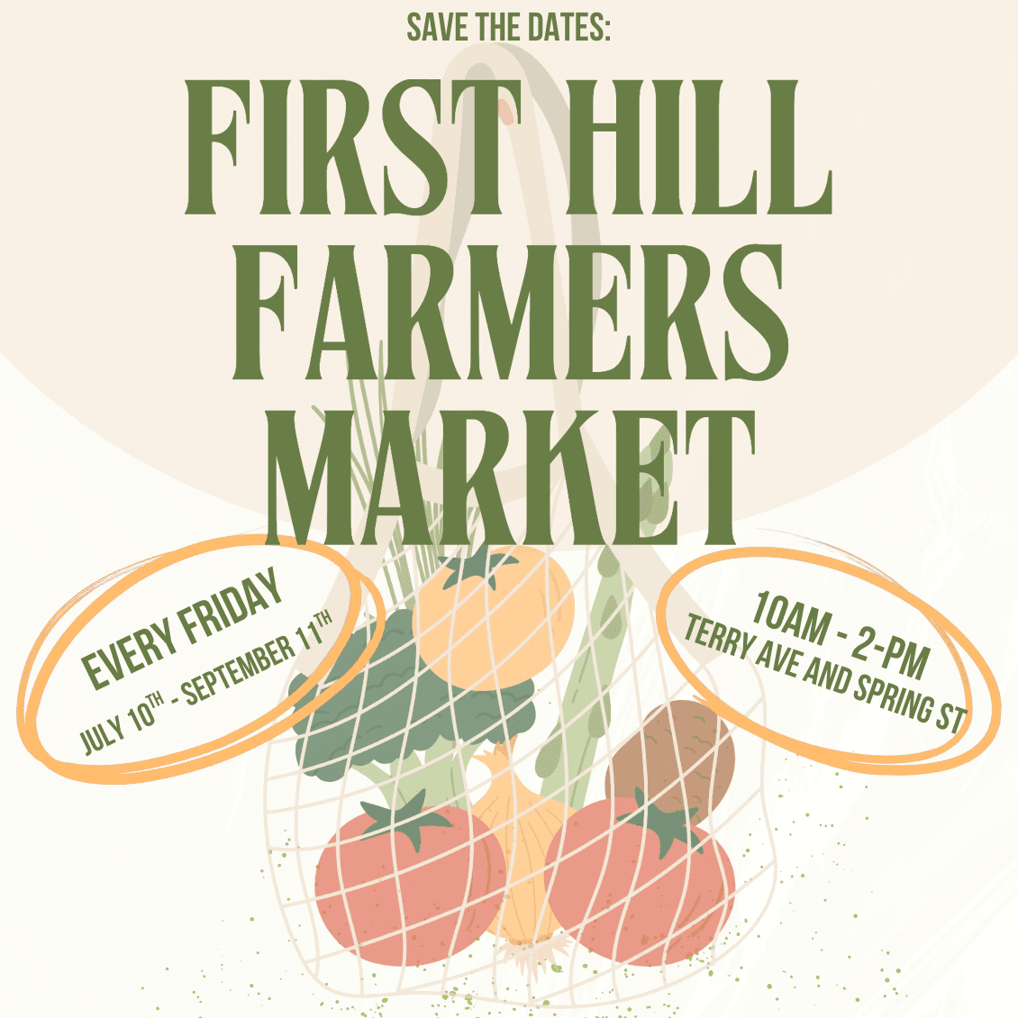 First Hill Hill Farmers Market Returns!