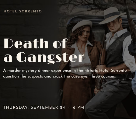 Murder Mystery Dinner at Sorrento