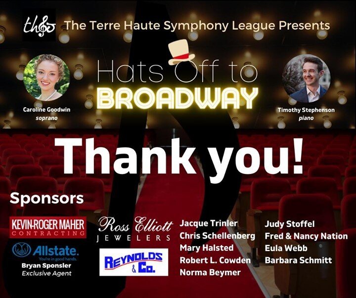 We are thrilled to share that the Symphony League's Hats Off to Broadway fundraiser was a great success! The event raised over $7,800, surpassing our goal of $6,000! THANK YOU to all who attended, sponsors, silent auction donors and our production te