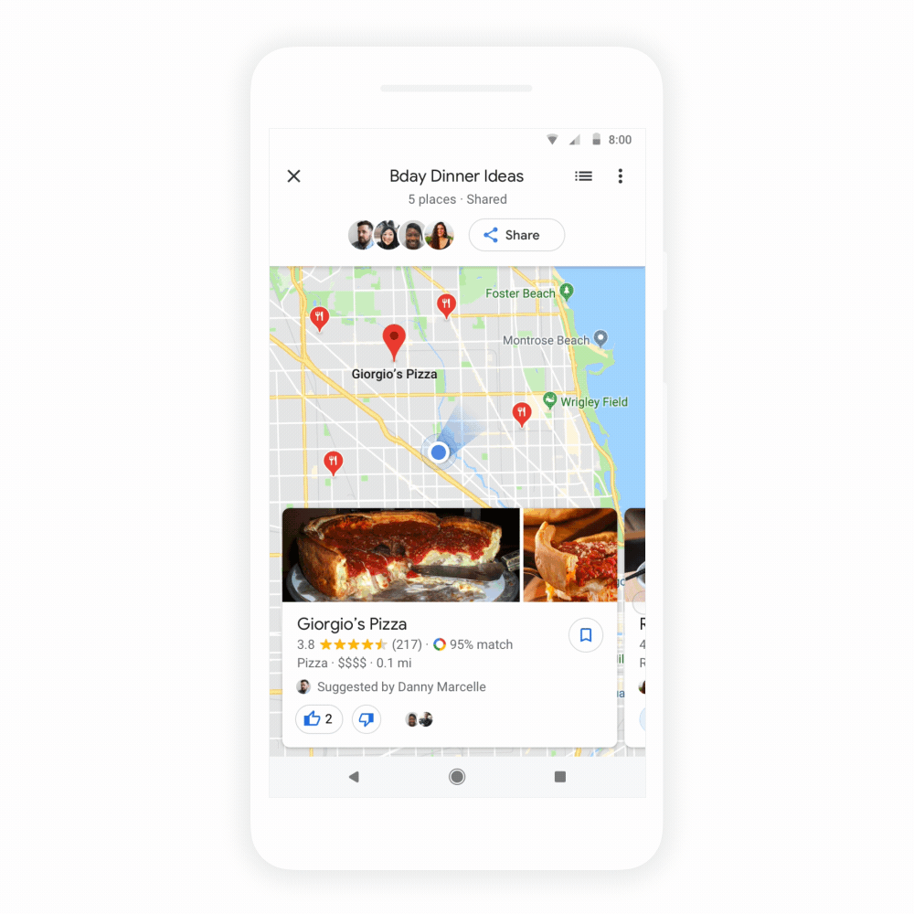 Google Maps Group Polls.gif