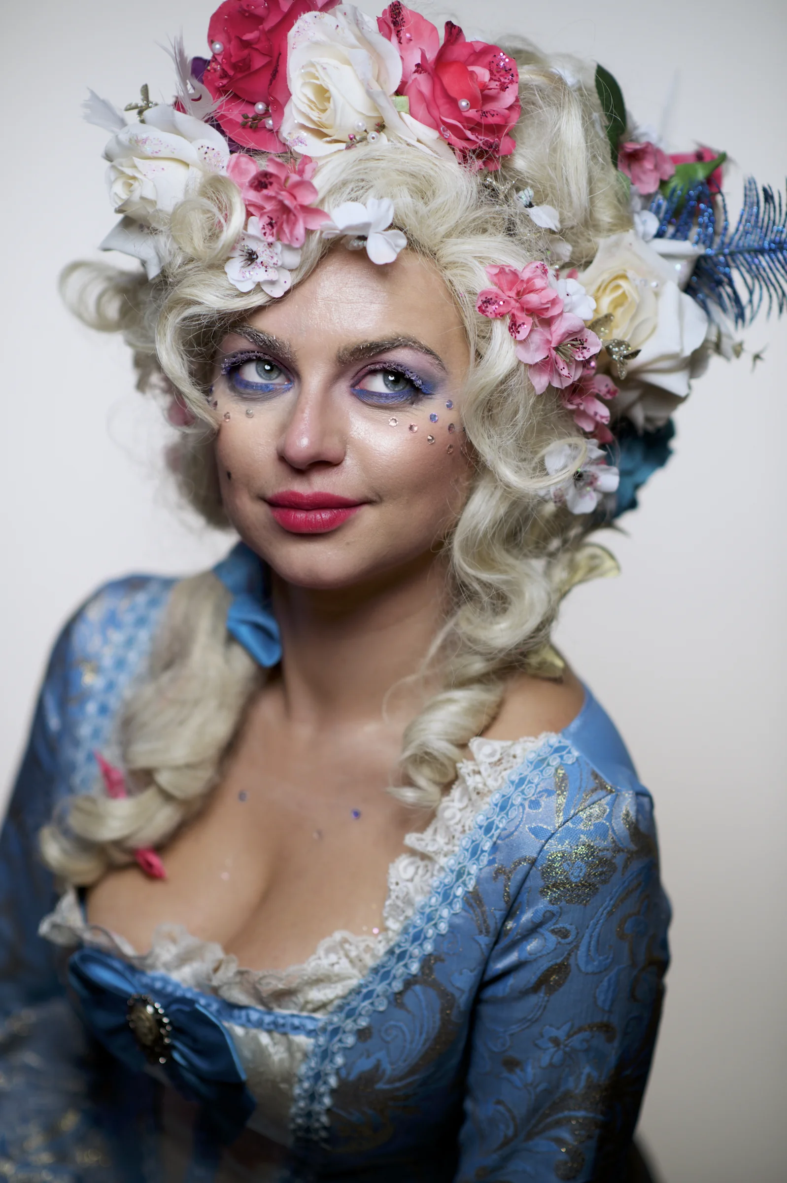 A studio portrait headshot of artist Olesya Ianovitch. Image by New Orleans based portrait photographer, Marc Pagani