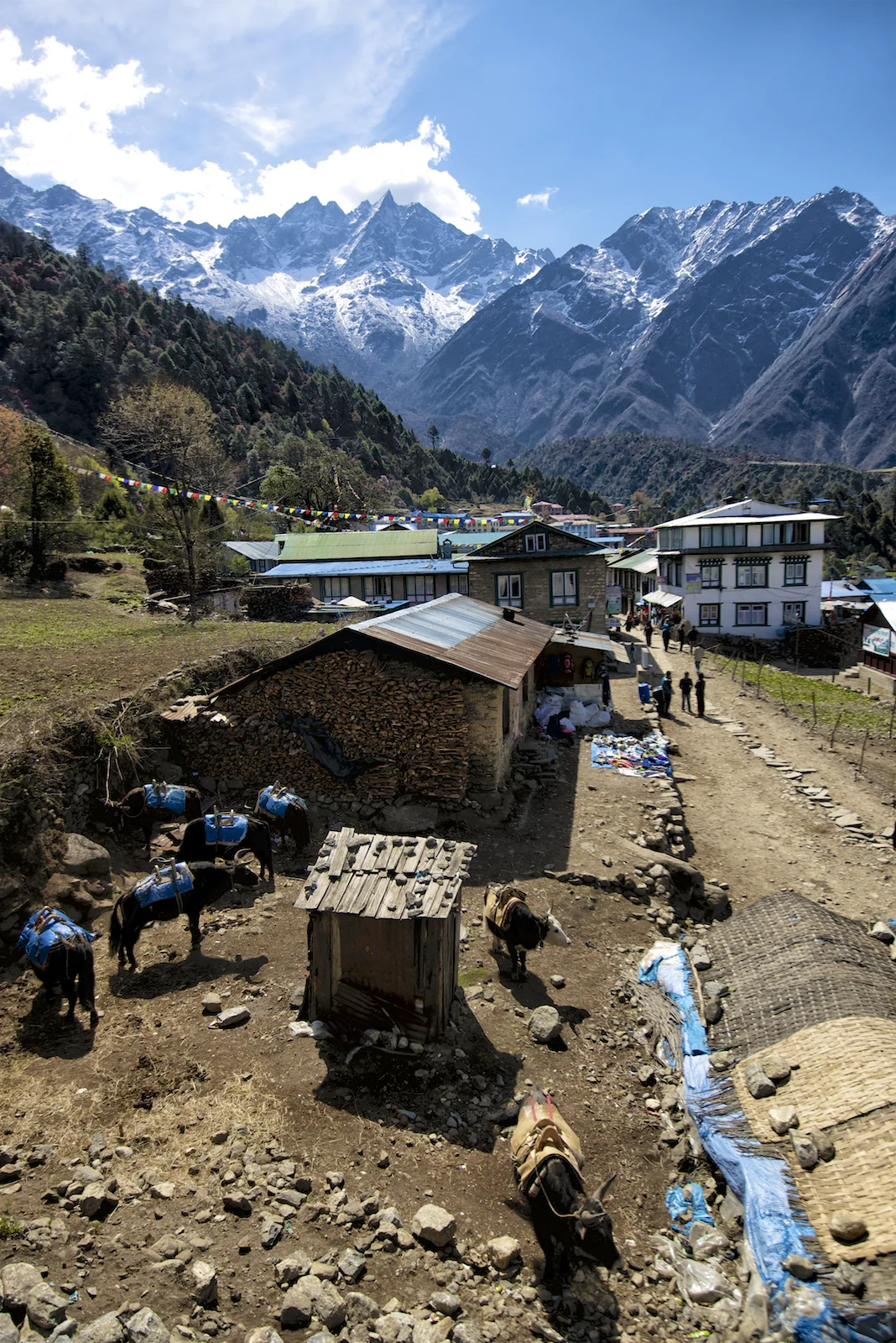 Lukla, Nepal. Image by New Orleans based travel photographer, Marc Pagani - marcpagani.com