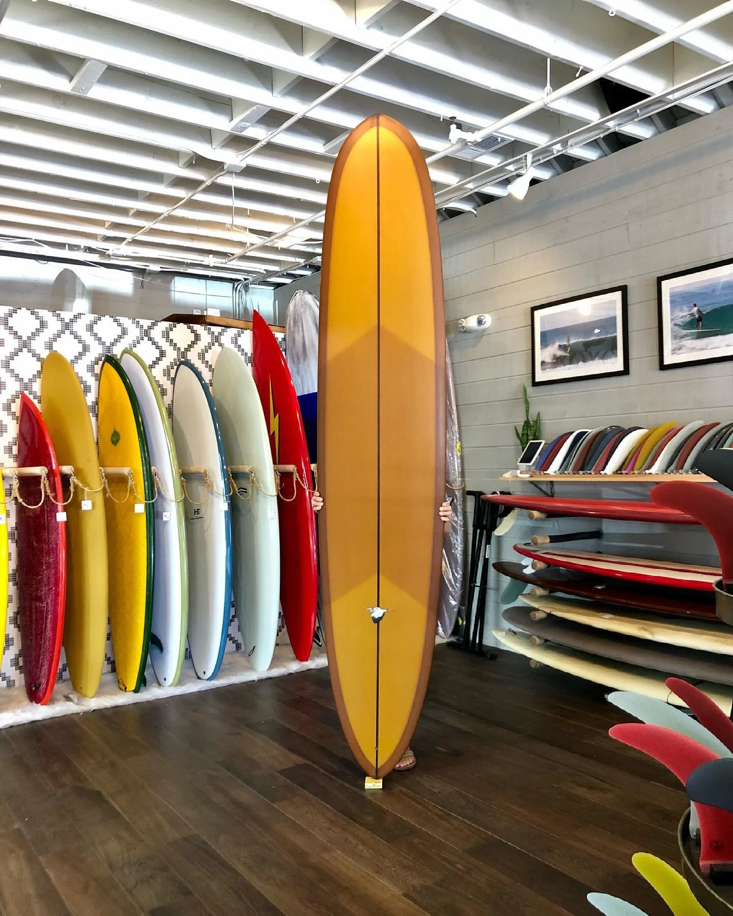 We want to welcome @westonsurfboards to our board rack. These boards are absolutely incredible and are flying off the rack. Swipe to see what we have left in stock.  1. 9'6&quot; -point grinder -$1,300 -
2. 9'8&quot; -Axis - $1,300 
3. 10'0&quot; -No
