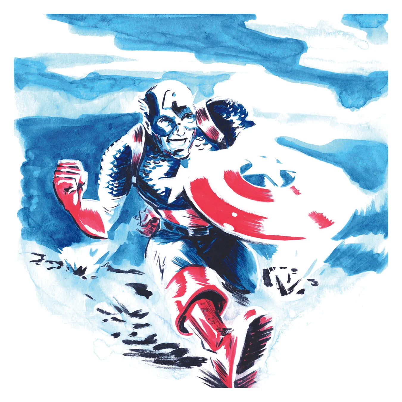 Captain America print 1