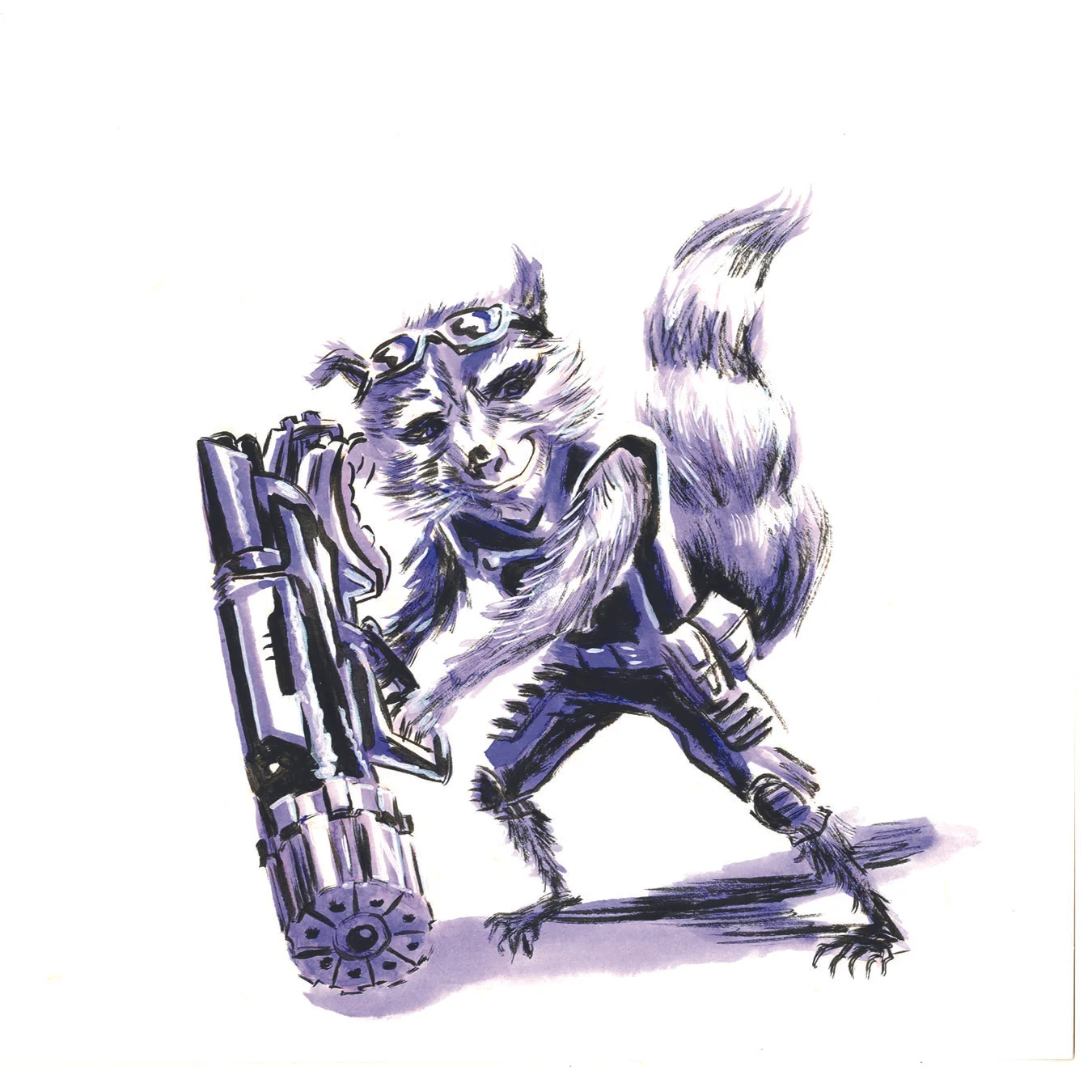 Rocket Raccoon print