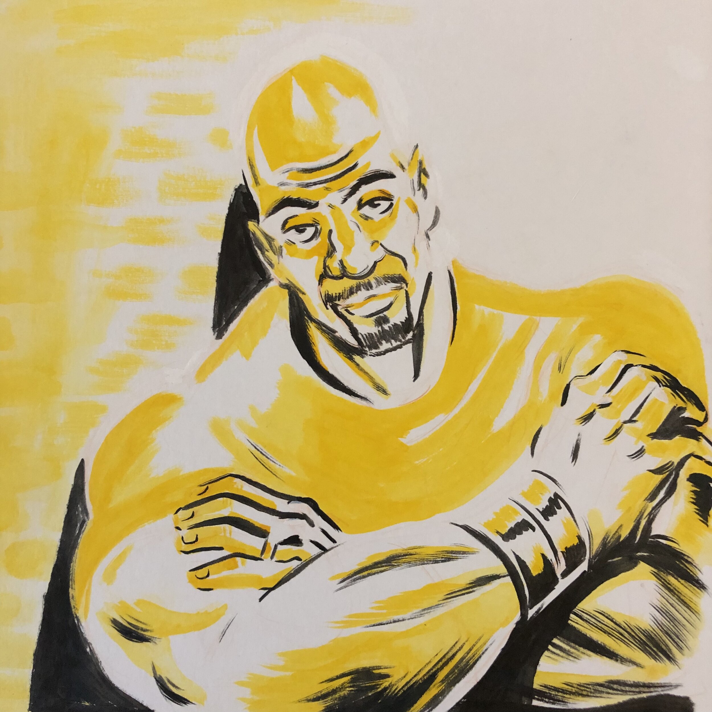 Luke Cage painting