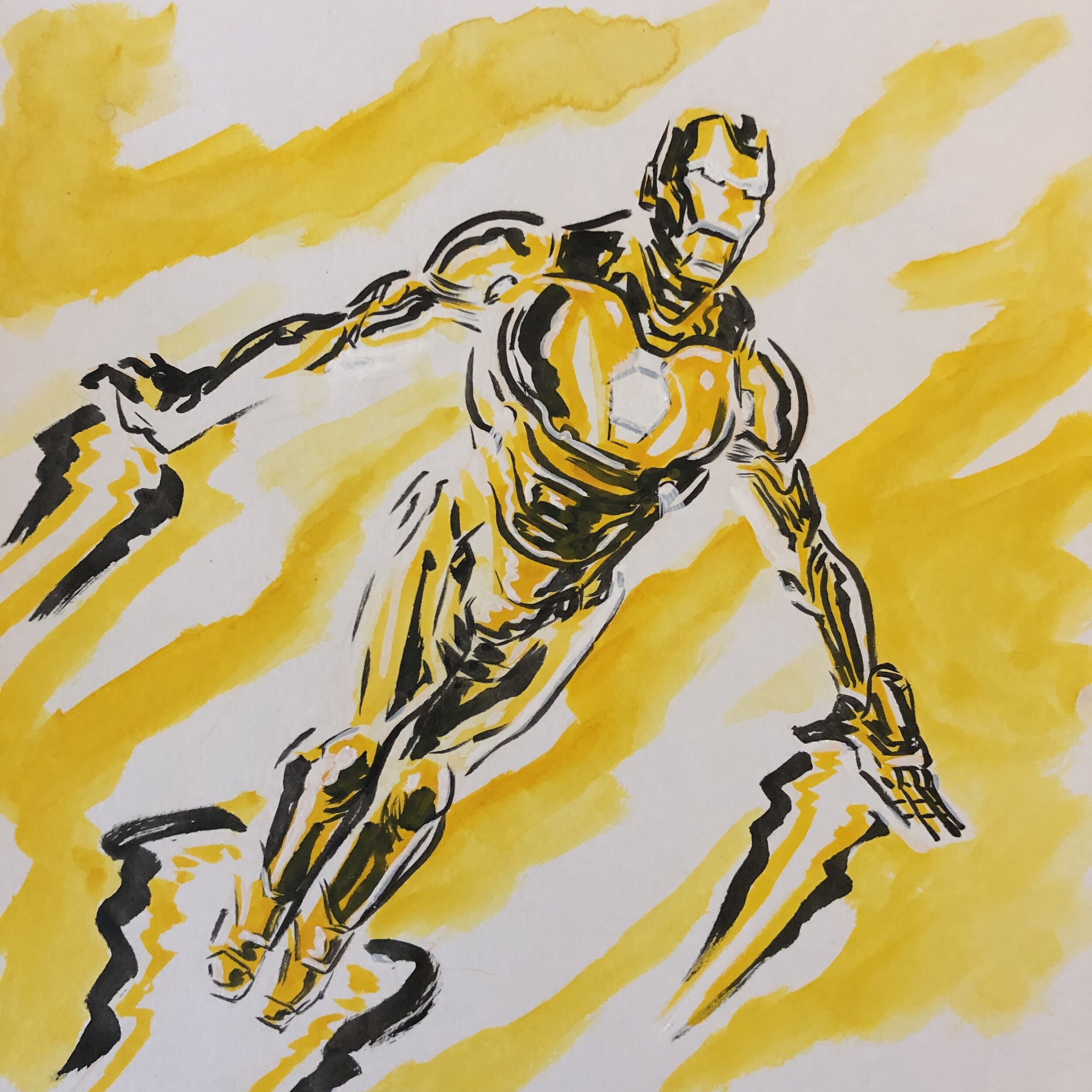 Iron Man painting